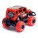 Radio -controlled jeep "graffiti", works on batteries, the color of red