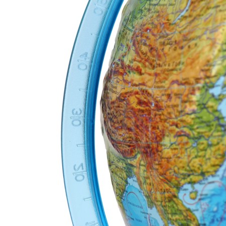 Physico-political globe "Globen", interactive, diameter 320 mm, embossed, with backlighting from batteries, with glasses-2