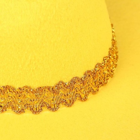 Carnival hat "Sombrero", yellow color-2