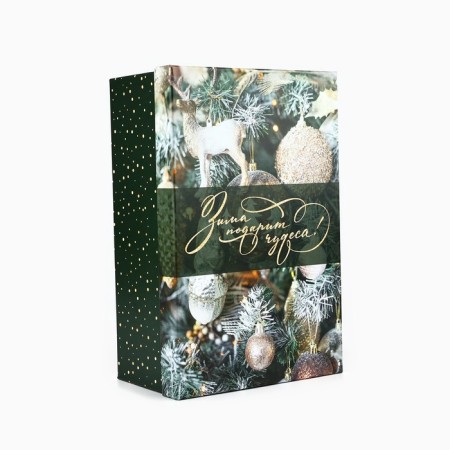 Gift box "Christmas tree toys", 28 x 18.5 x 11.5 cm, New Year-1