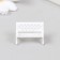Figure for florarium plastic "Bench" white 2.5 cm