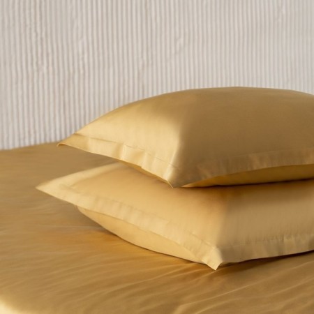 KIA pillowcase set, size 50x70 cm, gold color, 2 pcs-1