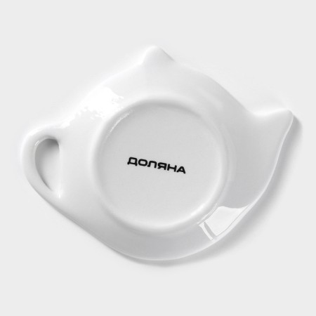 A stand for a tea bag of the share "Waxer", 12 × 8.4 cm, white color-4