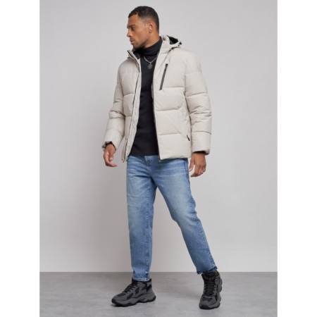 Male Winter jacket, size 58, light-beige color-1