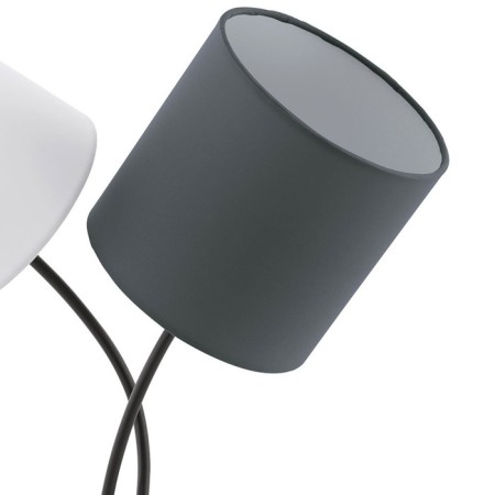 ALMEIDA 2x40W table lamp E14, black-2