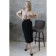 Small skirt with shakes at the waist, size 46