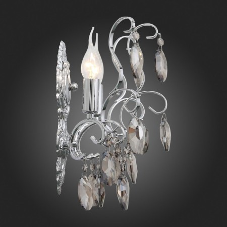 Sconces st. SL846.101.02. OoreCchini. 2x40 watts, E14, 25.5x38 cm, dark chromium color-7