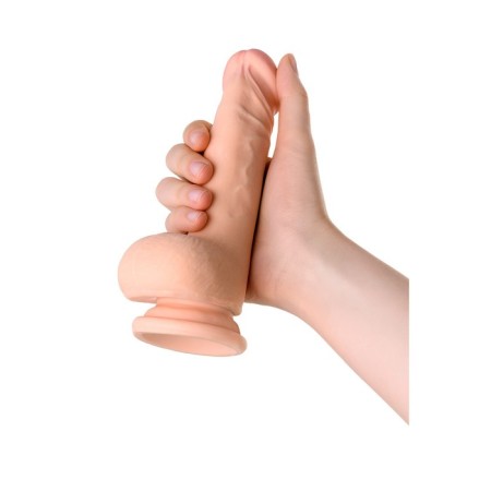 Realistic vibrator Toyfa Realstick Elite Vibro, TPR, bodily, 7 vibration modes, 18.5 cm 7647-18