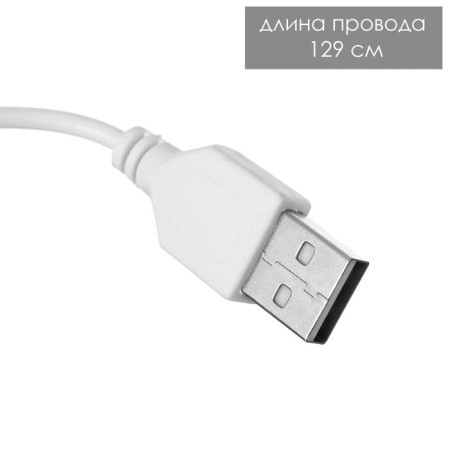 Lamp on the Brung "Light" White 13LED 1.5W wire USB 4x9x31.5 cm Risalux-8