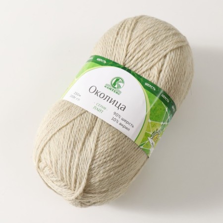 Yarn "Okolitsa" 90% wool, 10% acrylic 250m/100g (168 light)-1
