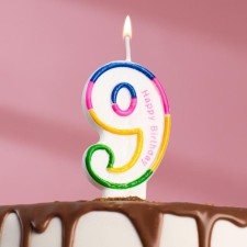 Candle for cake the number 
