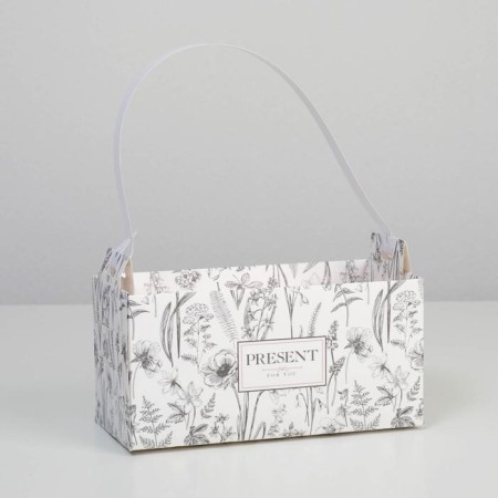 Carriage for flowers "Present", 12 × 15 × 24 cm-1