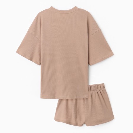 Female set (T -shirt, shorts) KAFTAN BASIC Line, p. 48, coffee-8