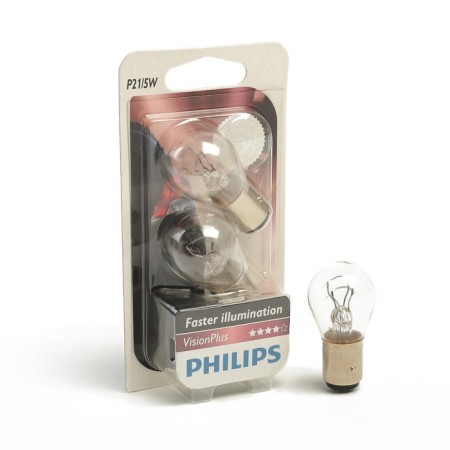 Auto Stuffing PHILIPS VISION PLUS +50%, P21/5W (Bay15D), 12 V, 12499 VP B2, 2pcs.