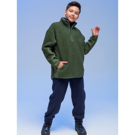 Jacket for boys, height 116 cm, khaki color-9