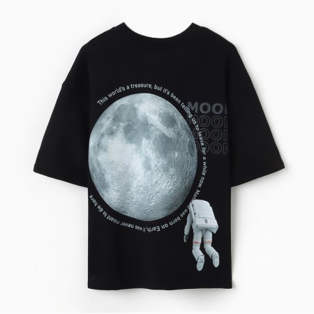Women's T -shirt MIST MOON, Black, R.44-5