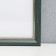 Photo frame plastic 25x25 cm, green with gold (plastic screen)
