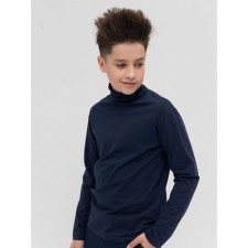 Turtleneck for the boy Pelican, height 128 cm, blue color