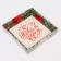 Confectionery packaging with PVC Happy New Year cover, 16 x 16 x 3 cm