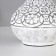August table lamp E14 40W Black and White 20x20x31 cm Risalux