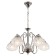 Suspension lamp 5x40W E14, size 60x60x72 cm