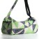 Sports bag, textura, average size, green color