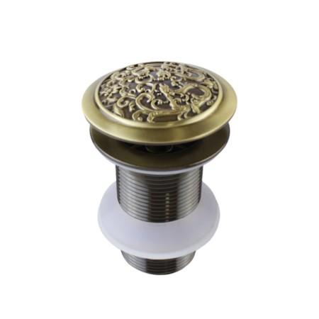 Bottom valve Bronze de Luxe "Ornament" 21989/1, for the shell, brass, bronze