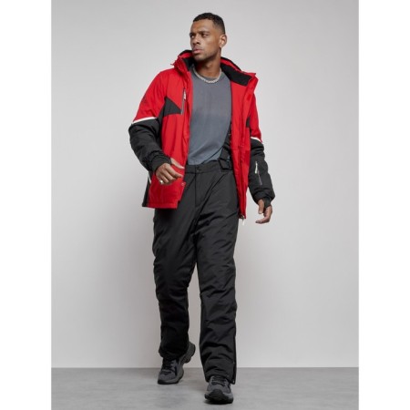 Male ski suit, size 56, red color-17