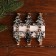 A set of decorative clothespins with a “Christmas tree” backlight 12 × 8 cm, set 6 pcs.