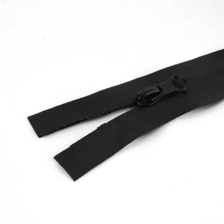 Lightning "Spiral", No. 5, detachable, waterproof, automatic lock, 90 cm, black color-2