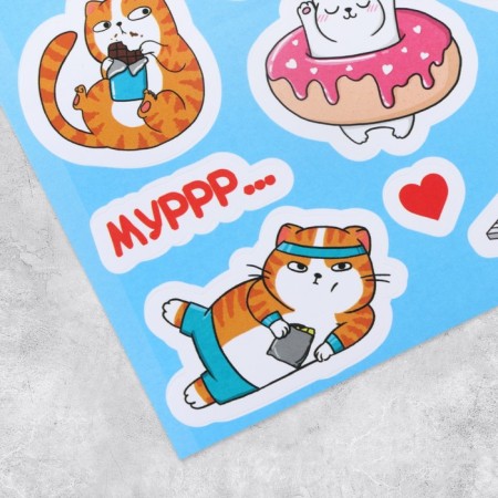 Paper stickers "Good mood", 14 × 21 cm-1