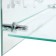 Mirror, wall -mounted, with sandblasting graphics, with a shelf, 52 × 70 cm