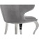 SHEET on the metal frame Erica metal/fabric, chrome/gray 60x57x79 cm