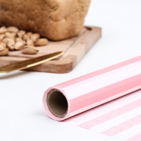 Siliconized paper "wide pink strips" 0.38 x 5m-1