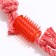 Cable toy with chewing elements "Toothpick", 45 cm, mix of flowers