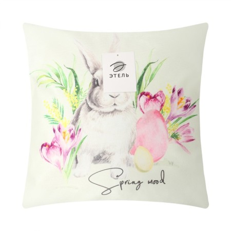 Pillowess Decorative Ethel "Easter Rabbit" 40x40 cm, polyester, velor-4