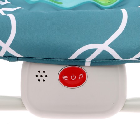 Musical rocking chair for newborns, turquoise color-11