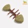A toy for cats made of pressed cat mint and skeleton from Matathabi "Fish Ship", 8.5 cm 90360