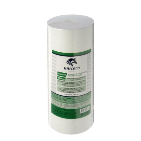 Unicorn 10BB, PS 1010 cartridge, mechanical cleaning, from foamed polypropylene, 10 μm