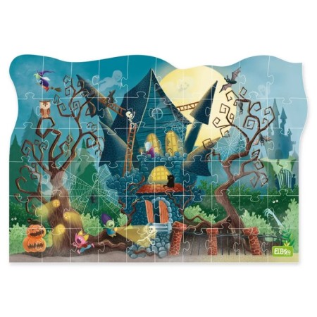 Puzzle "House with Ghosts", 60 elements-1