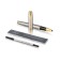 PEL ROLLER PARKER IM Core Brushed Metal GT T321, silver brass case, matte varnish, black ink