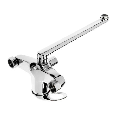 Bath mixer Zein ZC2047, pour 30 cm, cartridge 40 mm, with a shower set, chrome-4