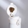 Thermos with the Mode Forrest button, 450 ml, white, heat conservation 10-12 hours