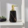 Savanna Lightning liquid soap dispenser, 350 ml, black color