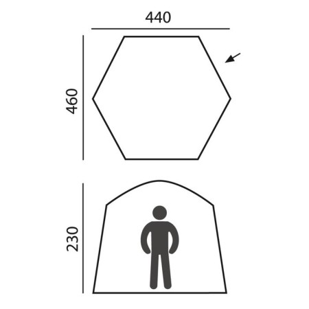 BTRACE Castle tent is quick-welded, green color-1