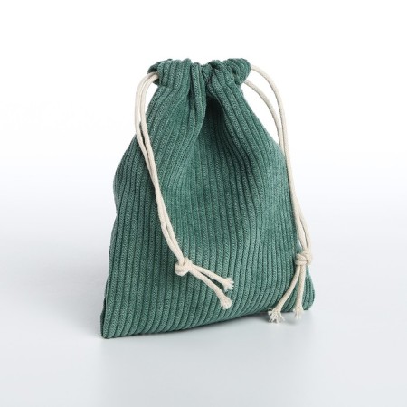 Cosmetic bag - a bag of ties, green color