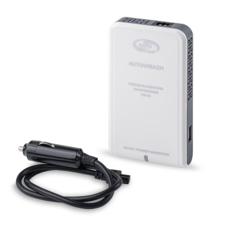 Voltage converter Autovirazh AV-015100, 12 V-220 V, USB