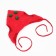 Animal cap "cap", size S (ohm 15 cm, length 15 cm), red