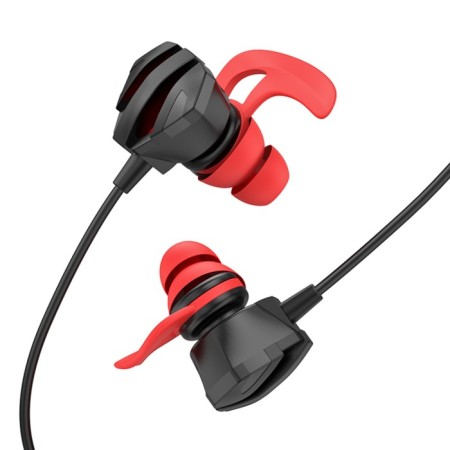 Hoco M105 headphones, game, wired, vacuum, microphone, 1.2 m, black-2