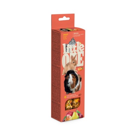 Little One sticks for sea pigs with fruits, 2 x 60 g